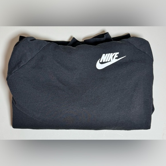 Nike Tops - Nike Black Hoodie XL Unisex Pullover Swoosh Fleece Sweatshirt